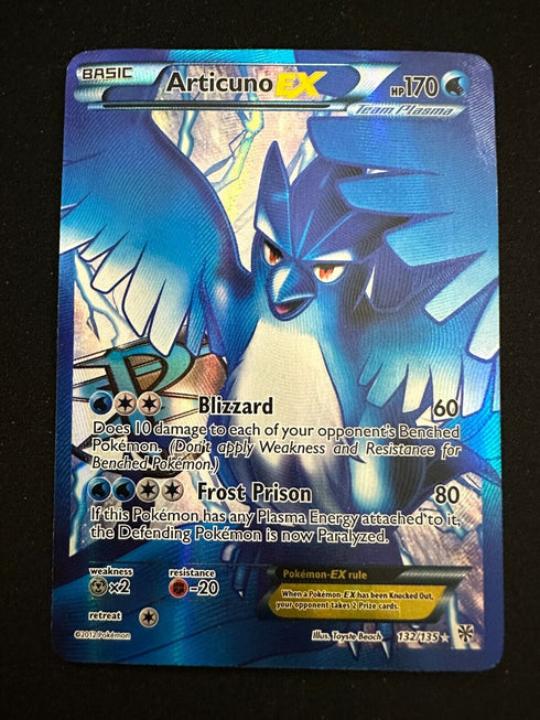 Articuno EX 132/135 Plasma Storm Ultra Rare Pokemon Card